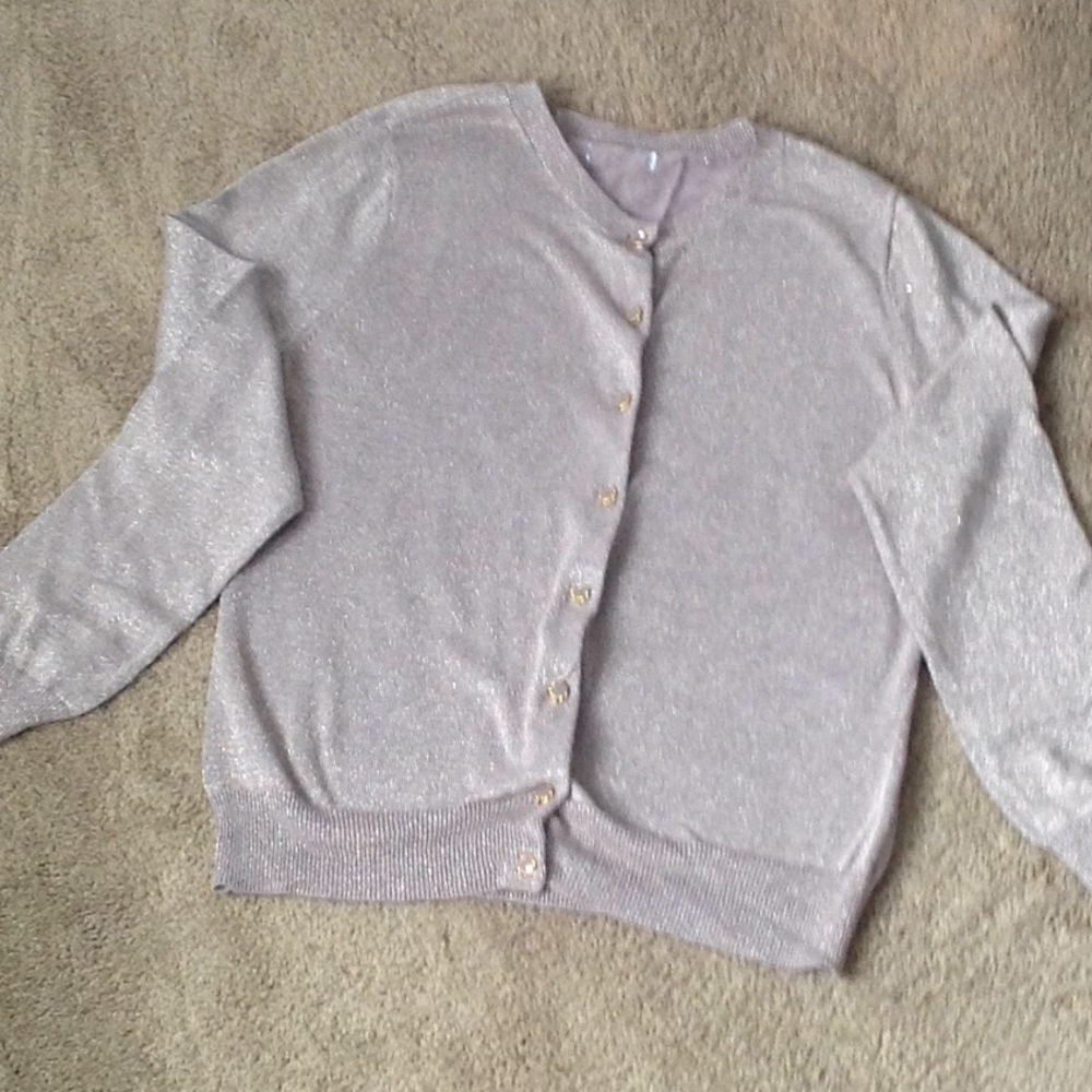 Metallic cardigan